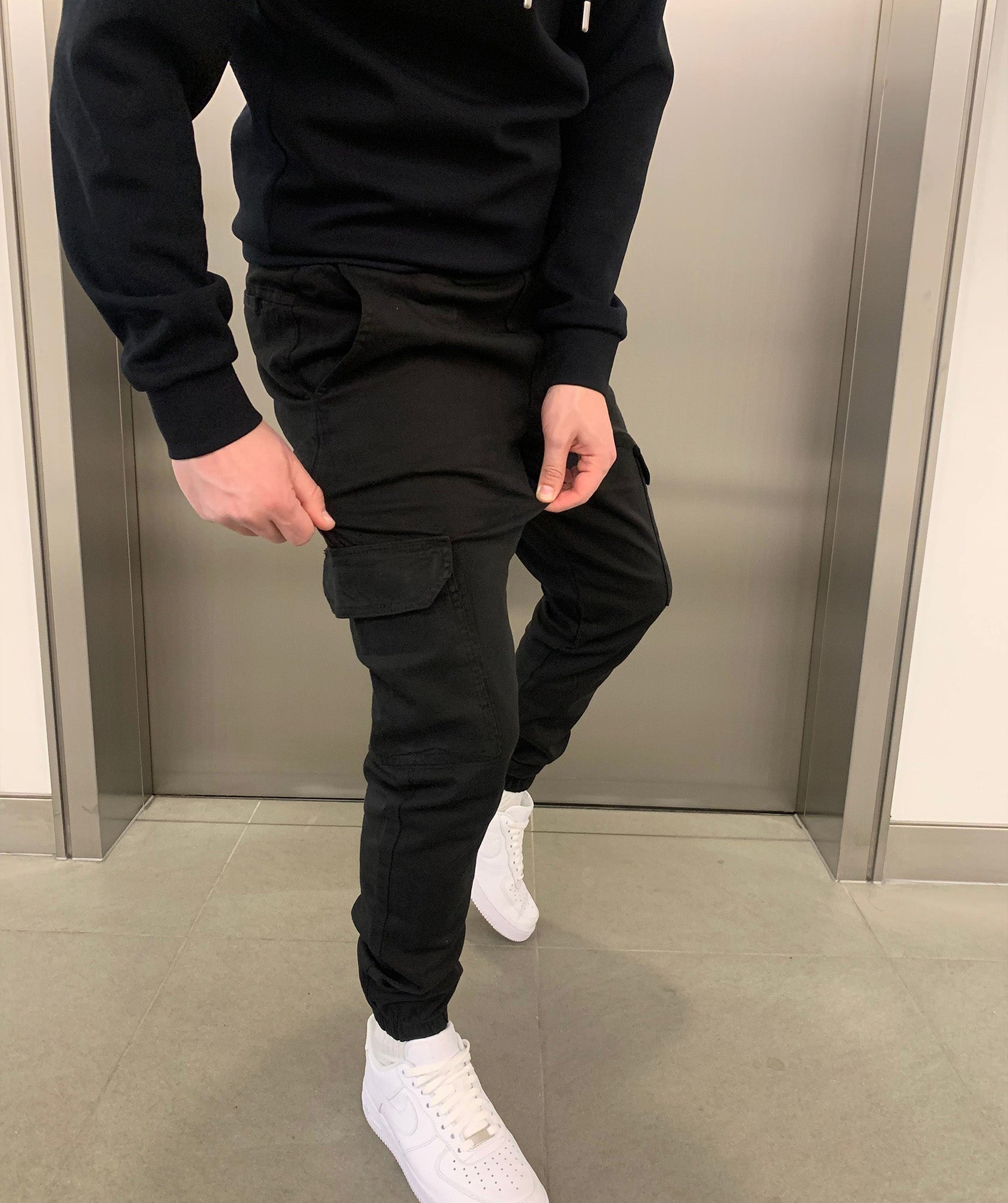 ÉLINÉA PARIS | PANTALON CARGO COUPE JOGGER