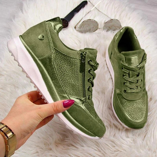 Monique | Baskets Orthopédiques à Fermeture Zippée