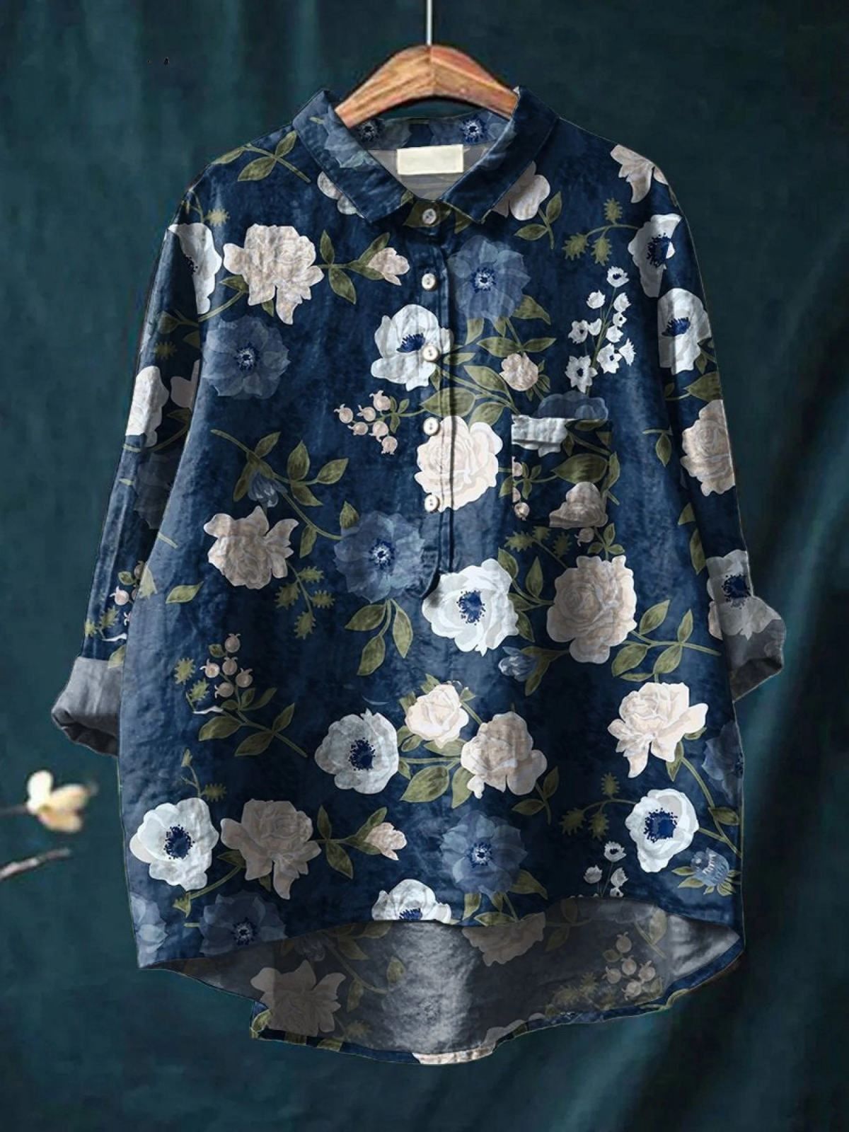 Lauren | Chemise décontractée à imprimé floral pour femmes