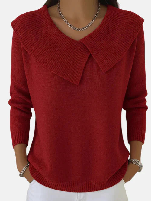 Damhnait | Pull Chaleureux avec Col Doux