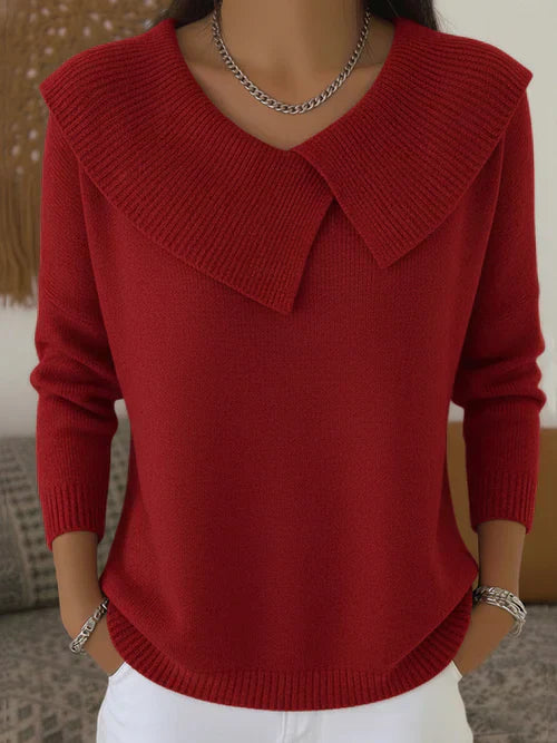 Damhnait | Pull Chaleureux avec Col Doux
