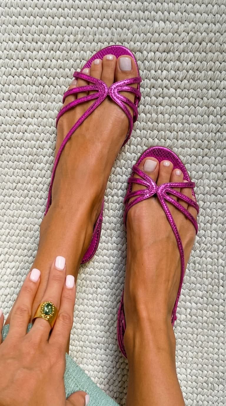 Emma | Sandales élégantes dorées
