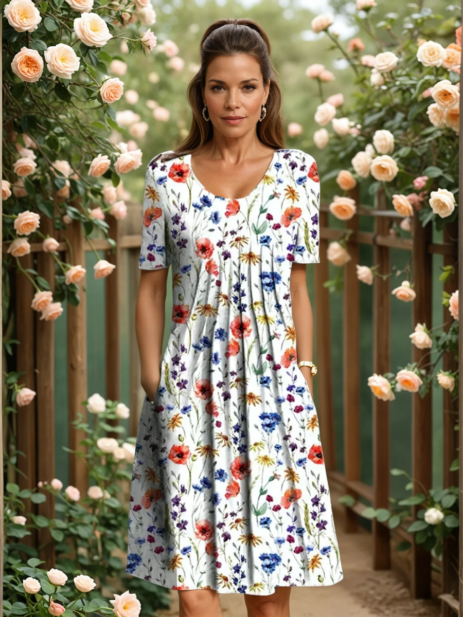 MARIANNE | ROBE ÉLÉGANTE AVEC COUVERTURE DU VENTRE
