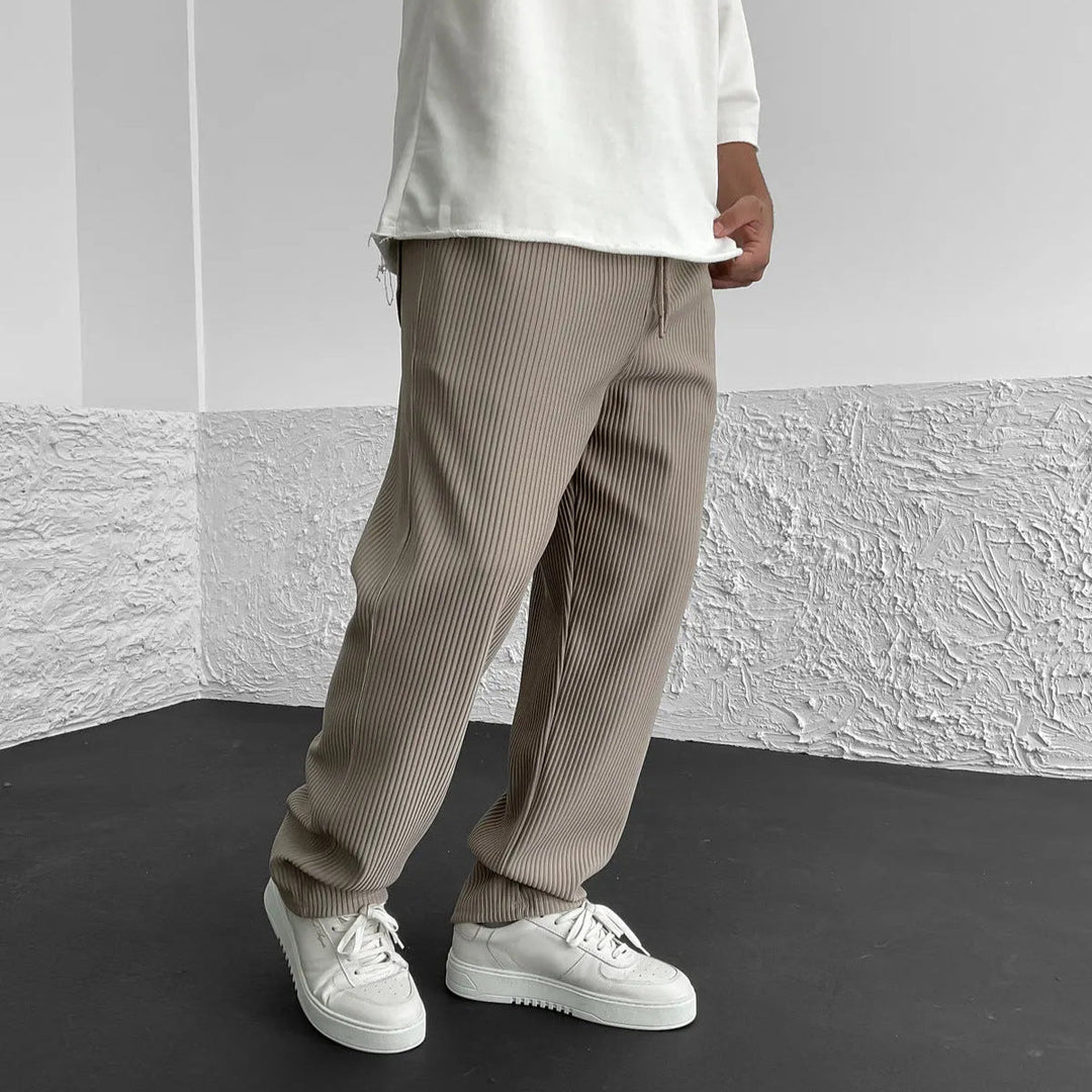 ÉLINÉA PARIS | PANTALON EN MAILLE CÔTELÉE