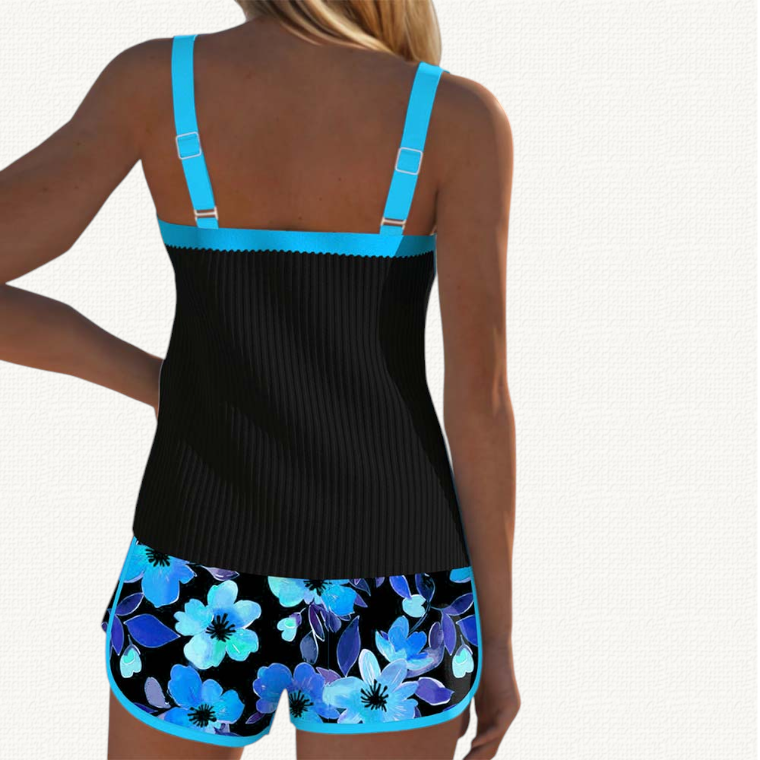 Marina | Tankini Froncé avec Volant et Short