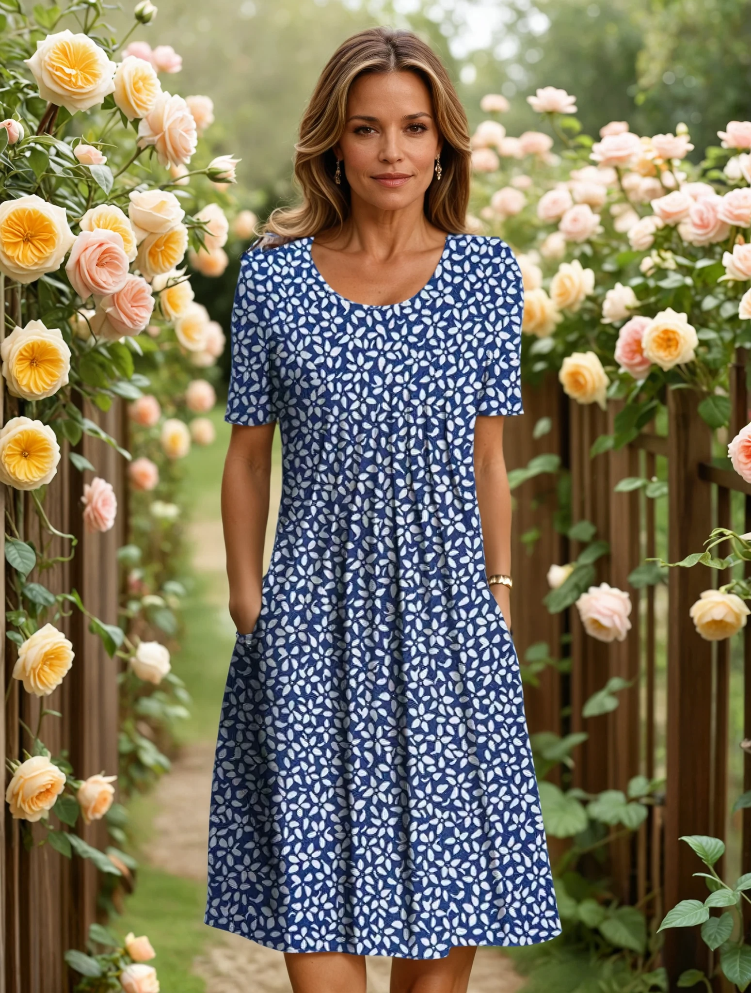 MARIANNE | ROBE ÉLÉGANTE AVEC COUVERTURE DU VENTRE
