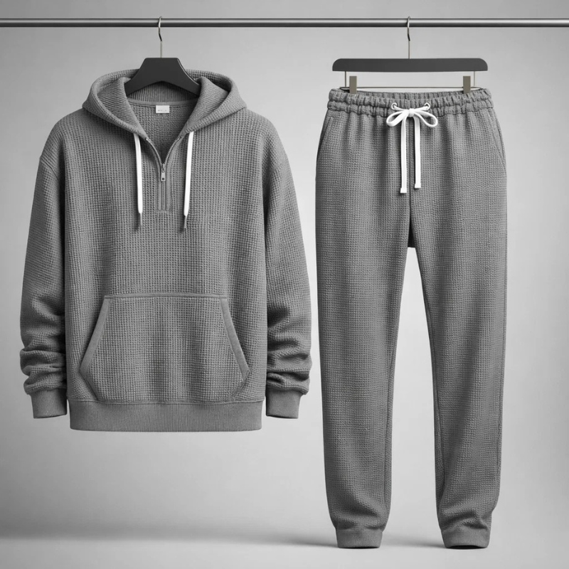 Emmanuel | Ensemble en maille gaufrée pour hommes