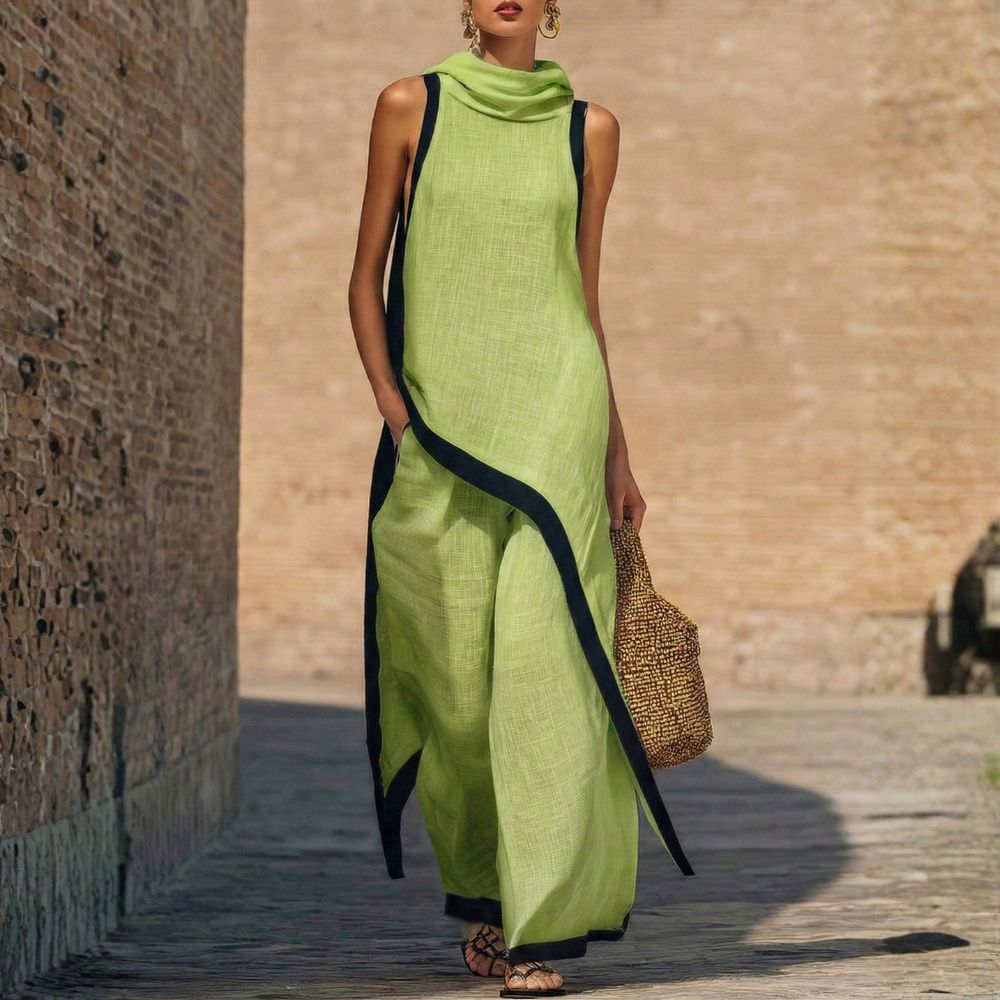 Claudine | Ensemble Élégant en Lin
