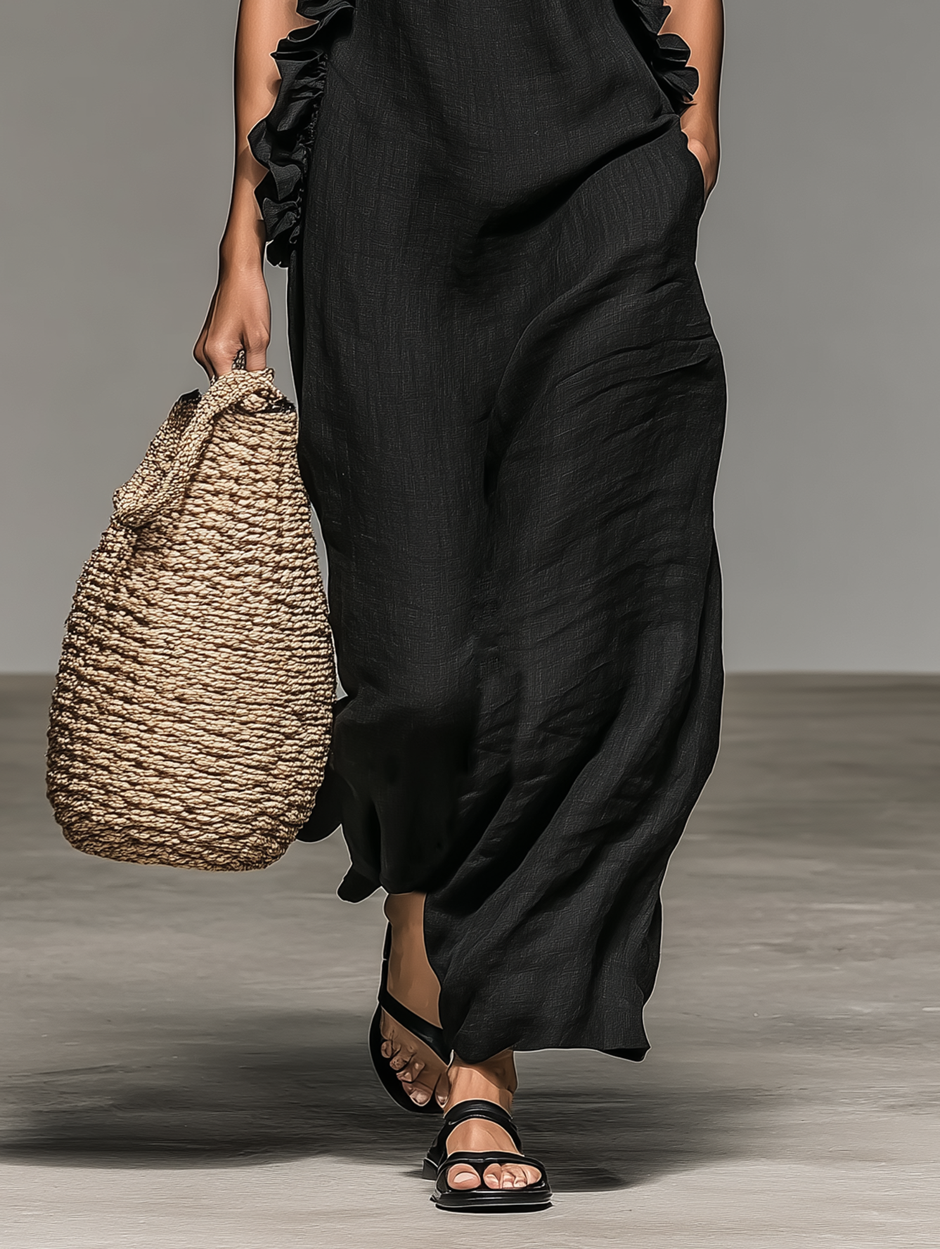 Manon | Robe Maxi avec Poches