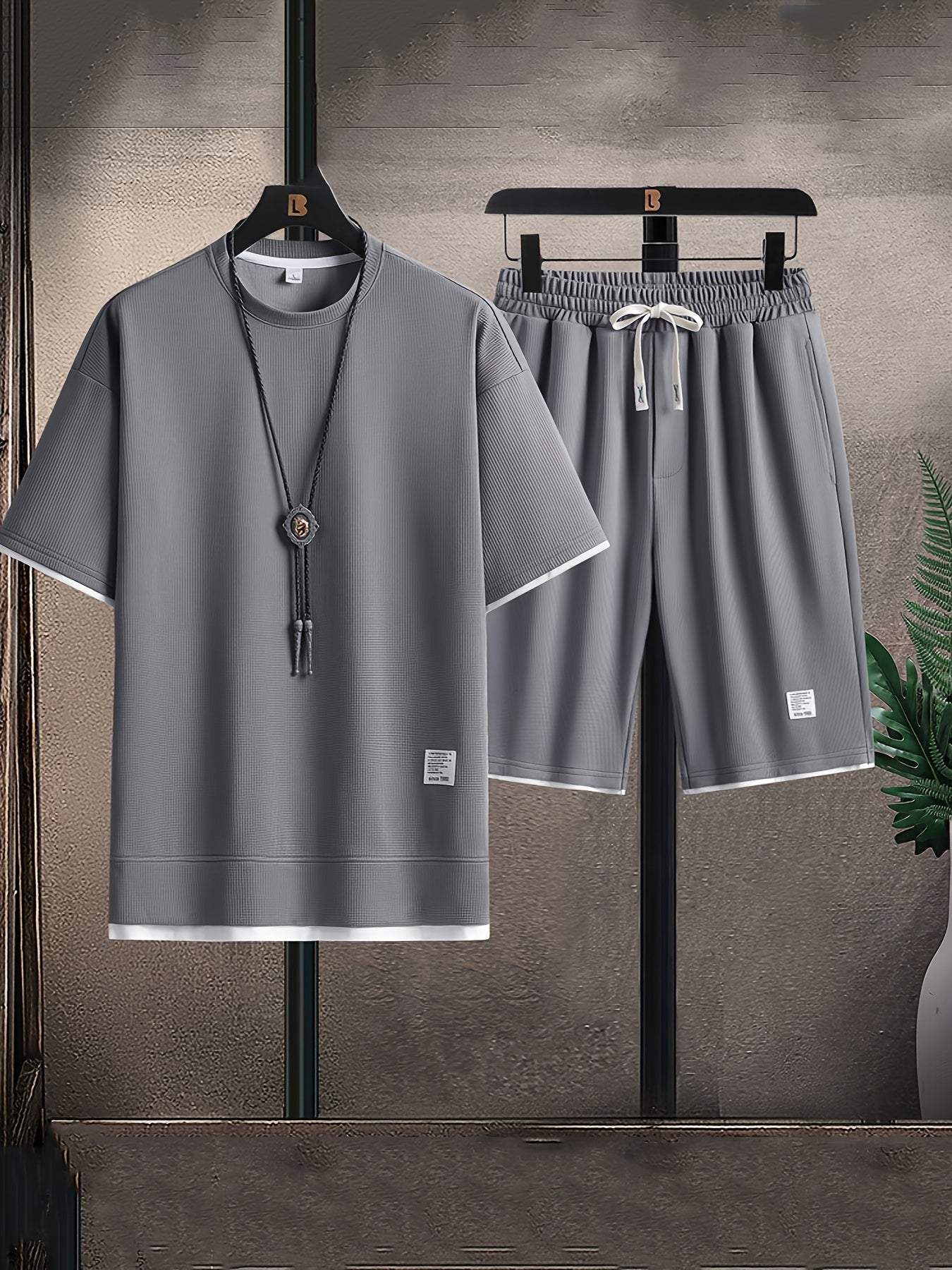 Christophe | Ensemble tricot gaufré pour homme