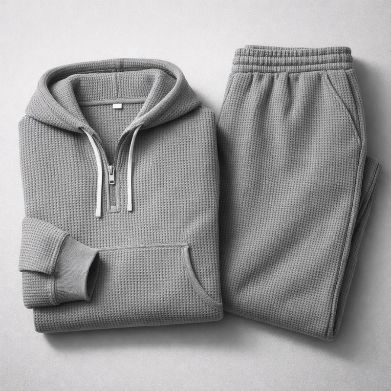 Emmanuel | Ensemble en maille gaufrée pour hommes