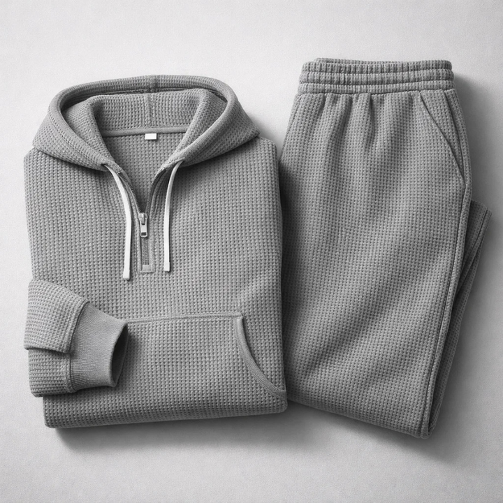 Emmanuel | Ensemble en maille gaufrée pour hommes