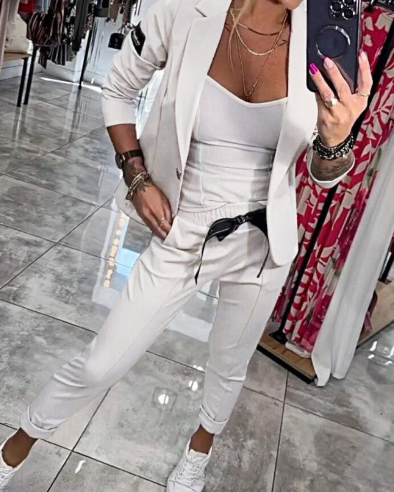 Malou - Ensemble : Haut, Veste et Pantalon