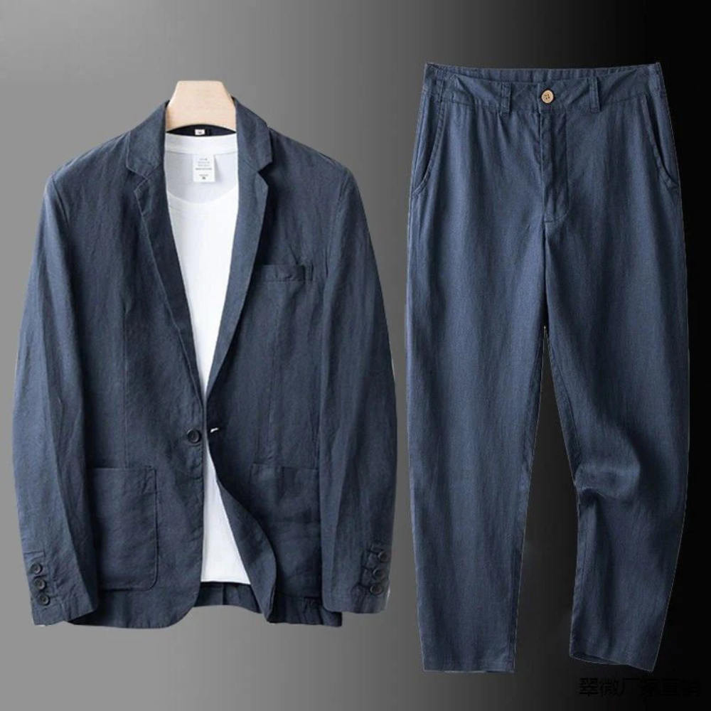 Jean-Pierre | Ensemble en lin pour homme