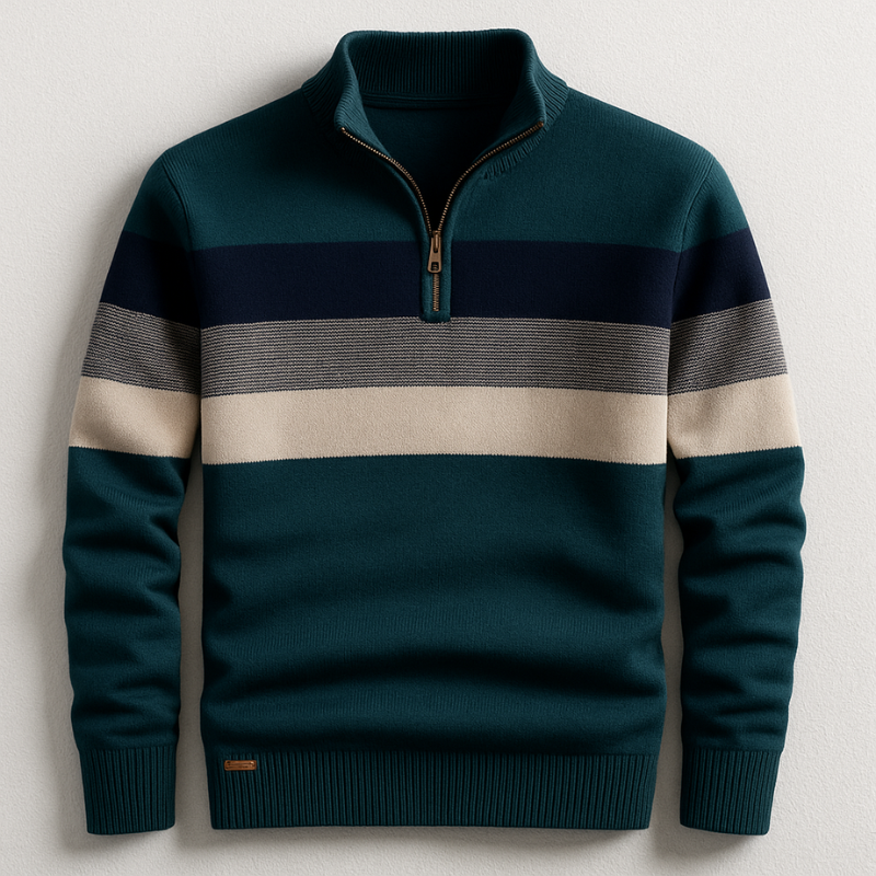 LAURENT MONACO | PULLOVER AVEC ZIP POUR HOMME