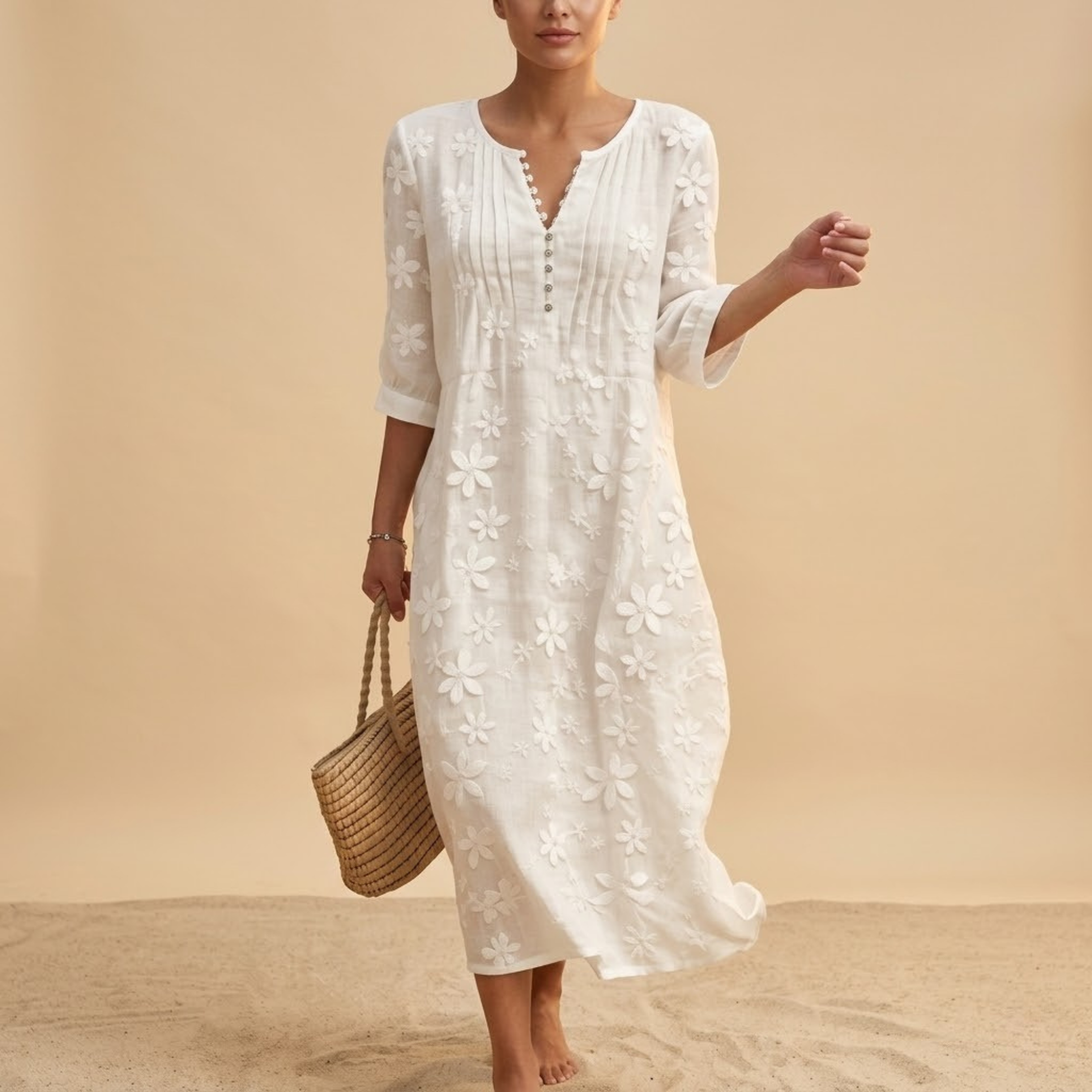 Lucie | Robe imprimée décontractée pour femme