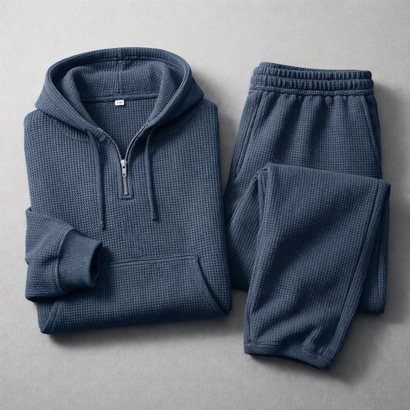 Emmanuel | Ensemble en maille gaufrée pour hommes
