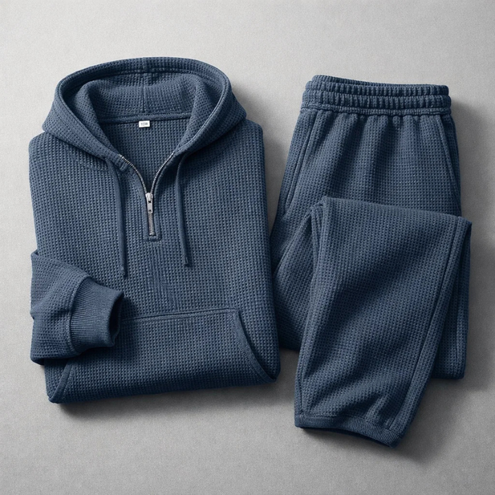 Emmanuel | Ensemble en maille gaufrée pour hommes
