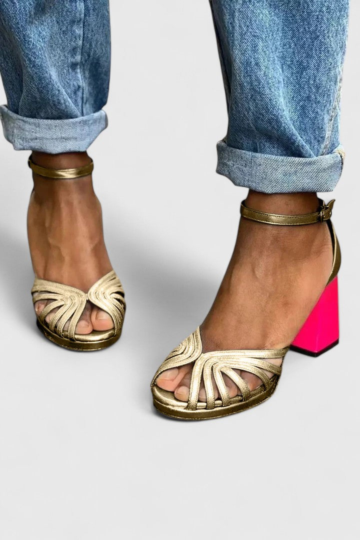 Delphine | Sandales à Talons Élégantes