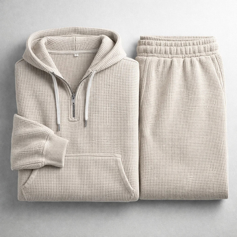 Emmanuel | Ensemble en maille gaufrée pour hommes
