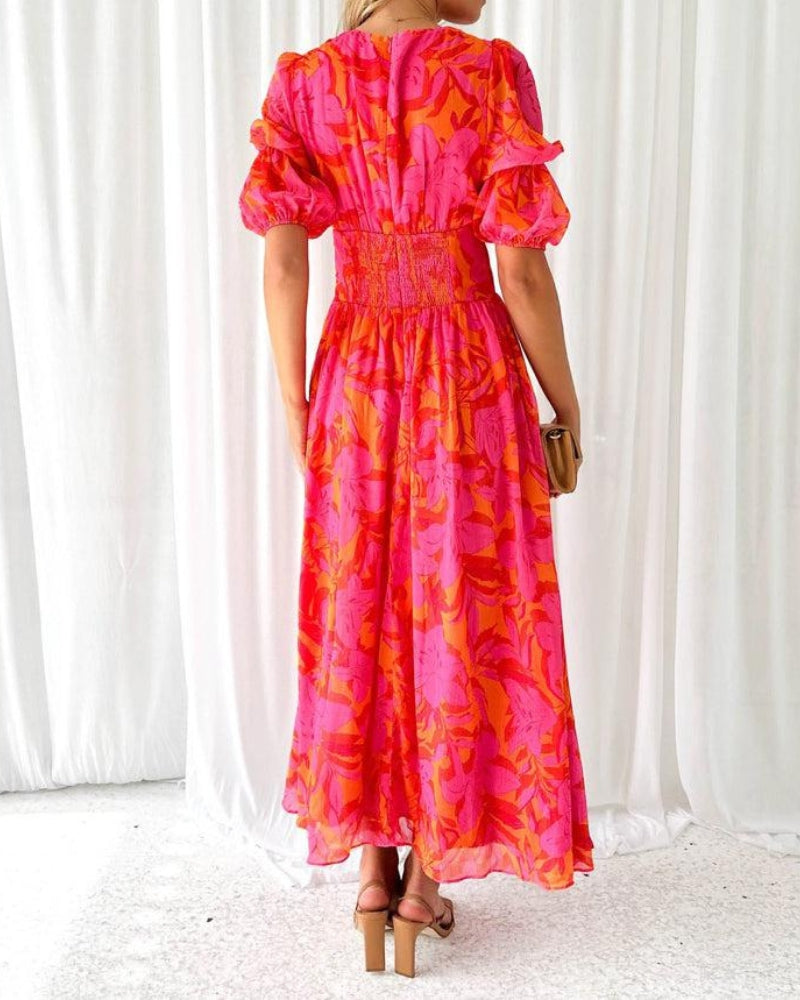 Esmée | Robe Maxi Éclat Solaire (ÉDITION LIMITÉE!)