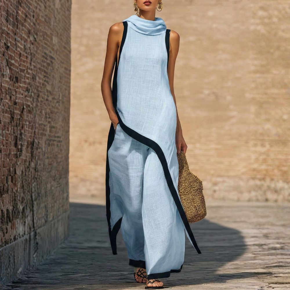 Claudine | Ensemble Élégant en Lin