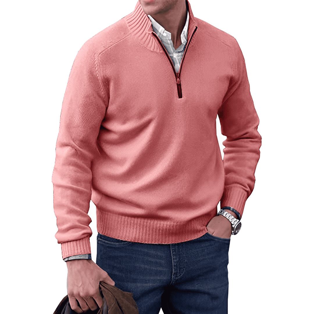 LAURENT MONACO | PULL EN MAILLE ZIPPÉ POUR HOMME