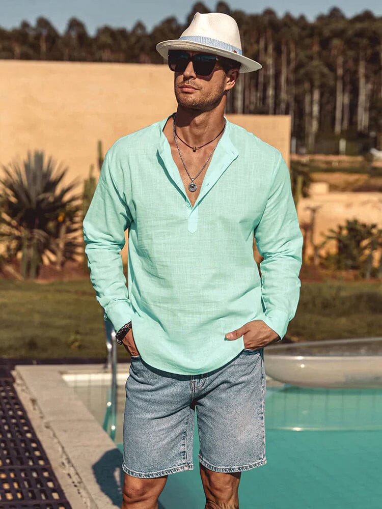 Bastien | Chemise en coton lin pour homme