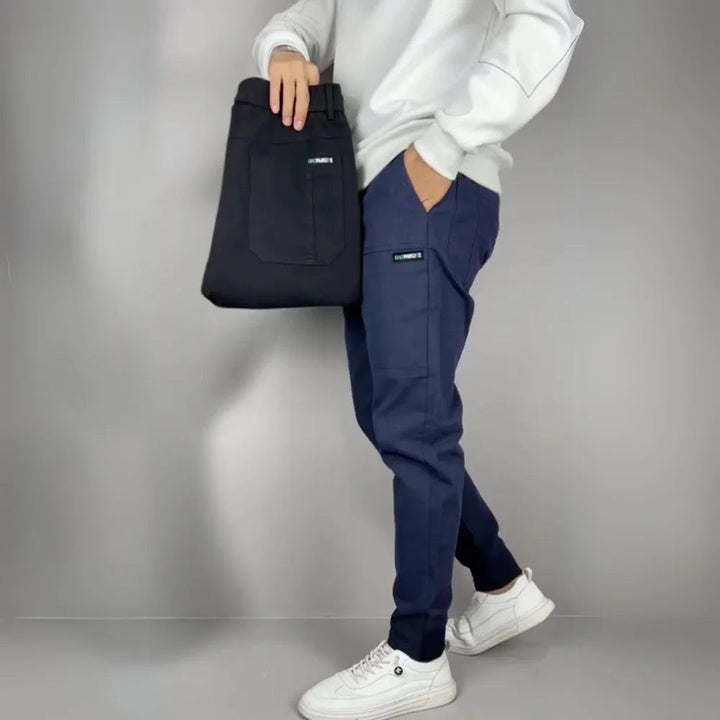 LAURENT MONACO | PANTALON CARGO ÉLASTIQUE POUR HOMME PREMIUM