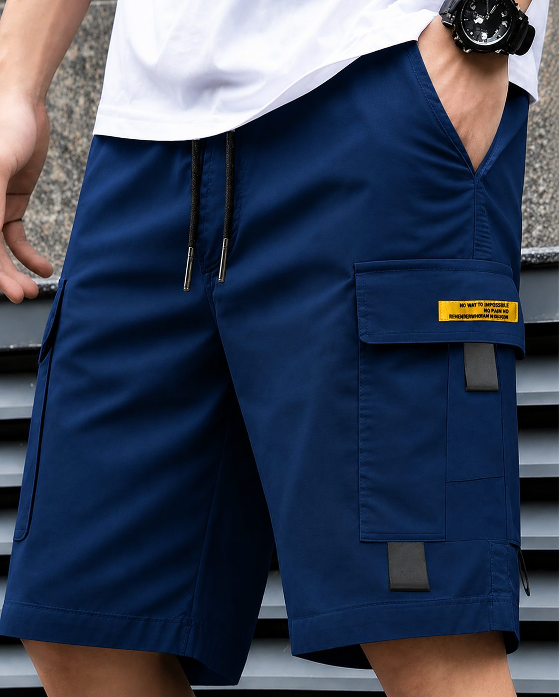 César | Short Cargo Décontracté pour Homme
