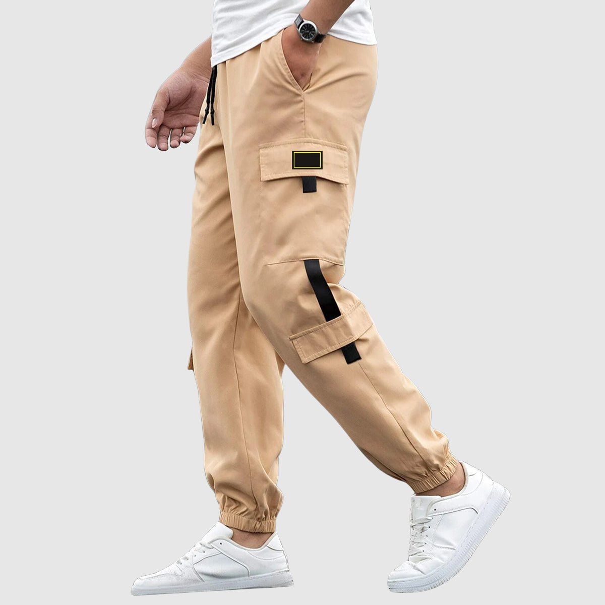 ÉLINÉA PARIS | PANTALON CARGO COUPE RELAXÉE
