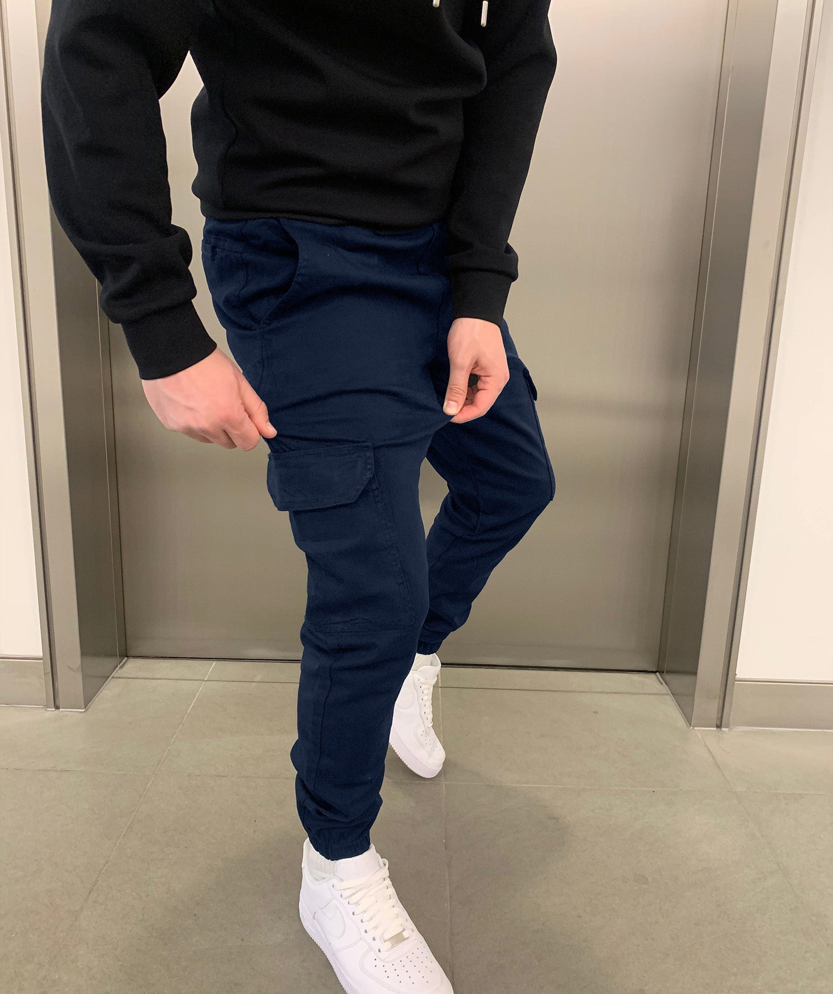 ÉLINÉA PARIS | PANTALON CARGO COUPE JOGGER