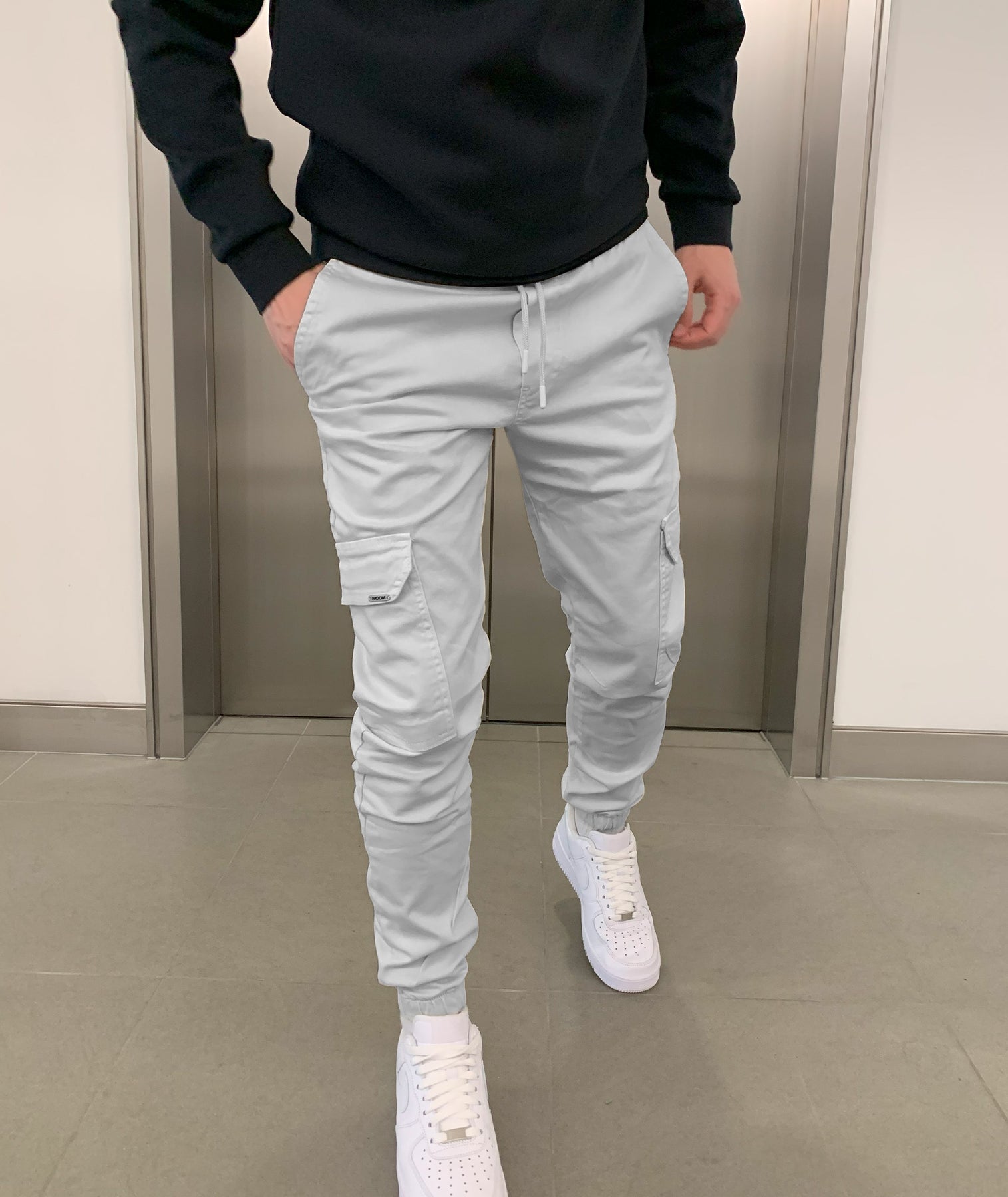 ÉLINÉA PARIS | PANTALON CARGO COUPE JOGGER