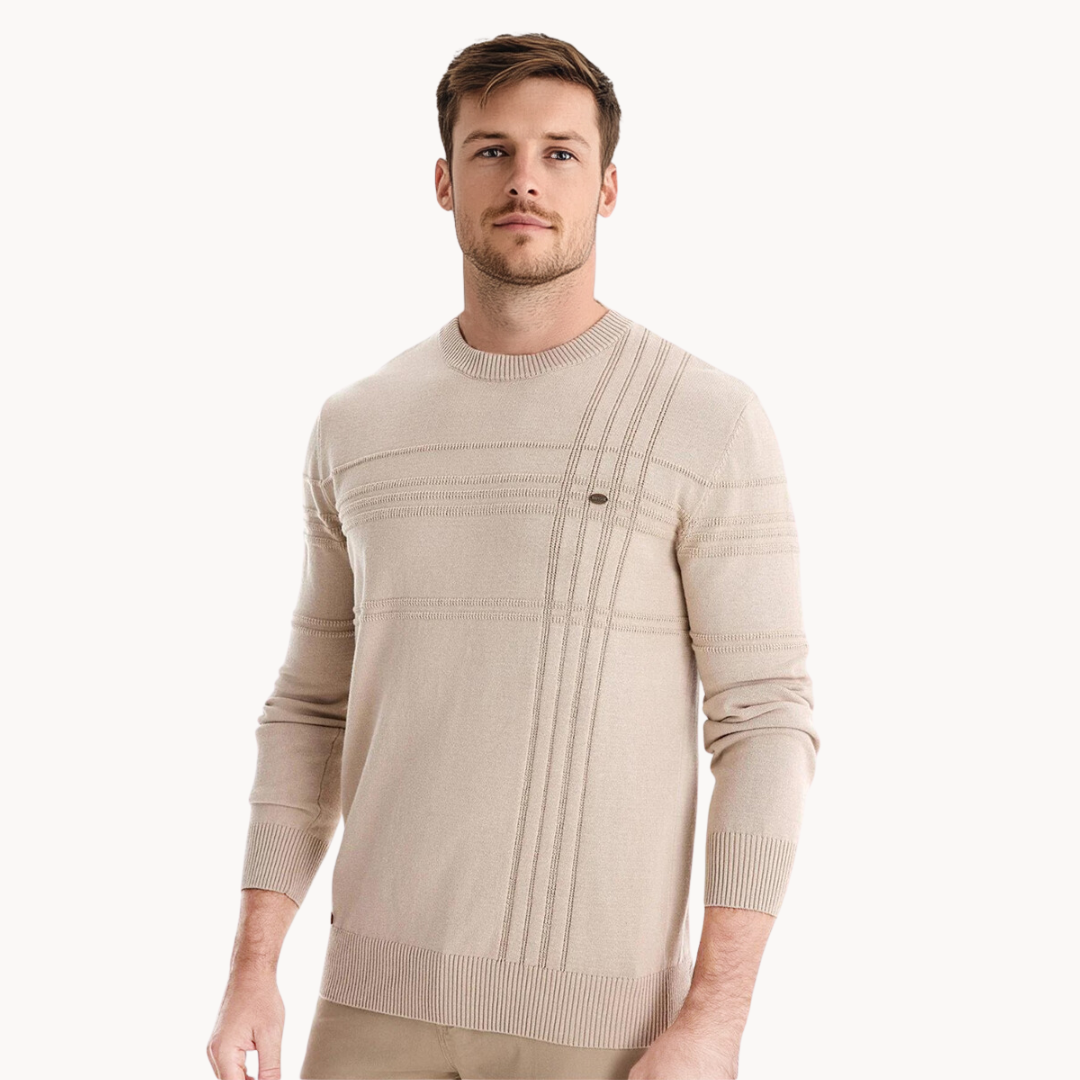 Xavier | Pull rayé pour homme