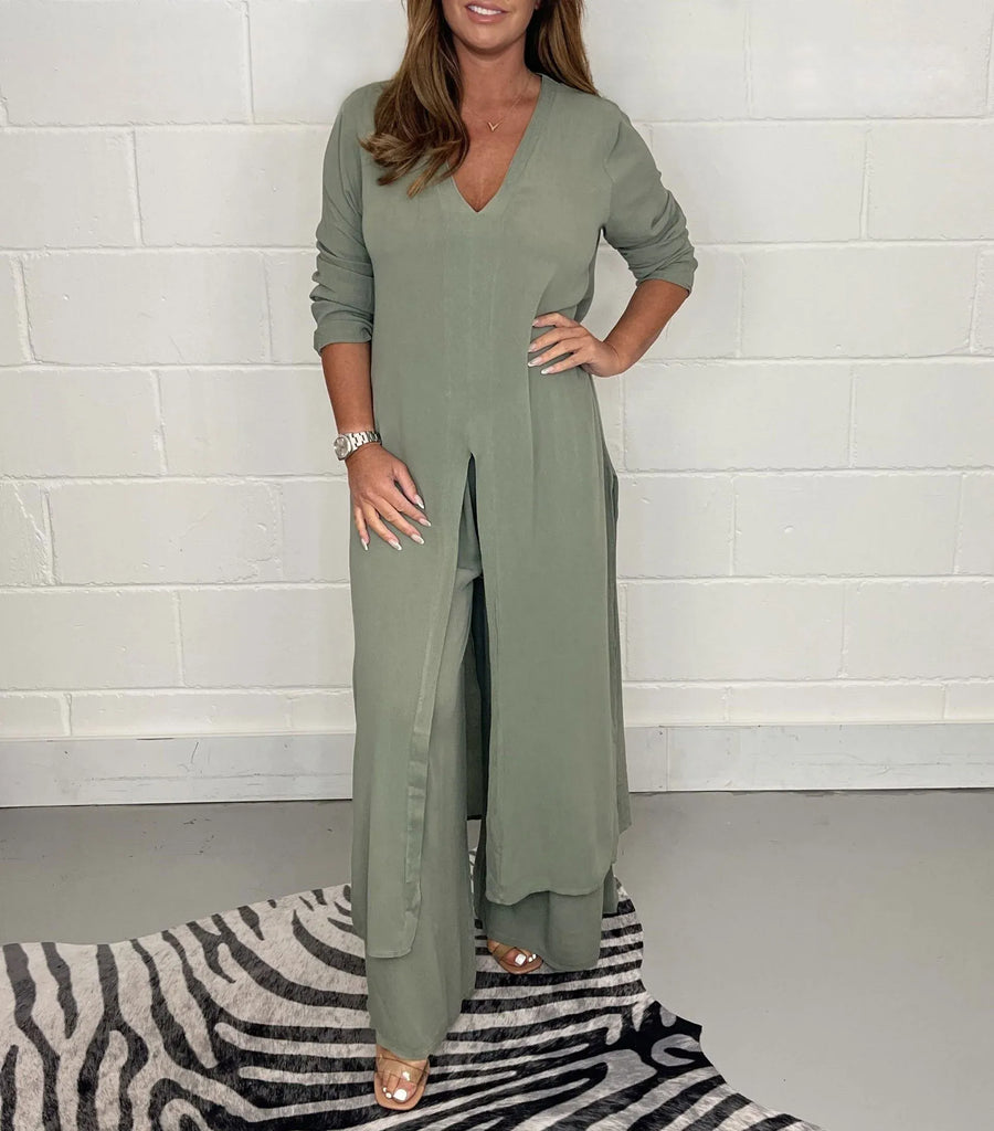 Cherly™ Ensemble Douillet à Deux Pièces