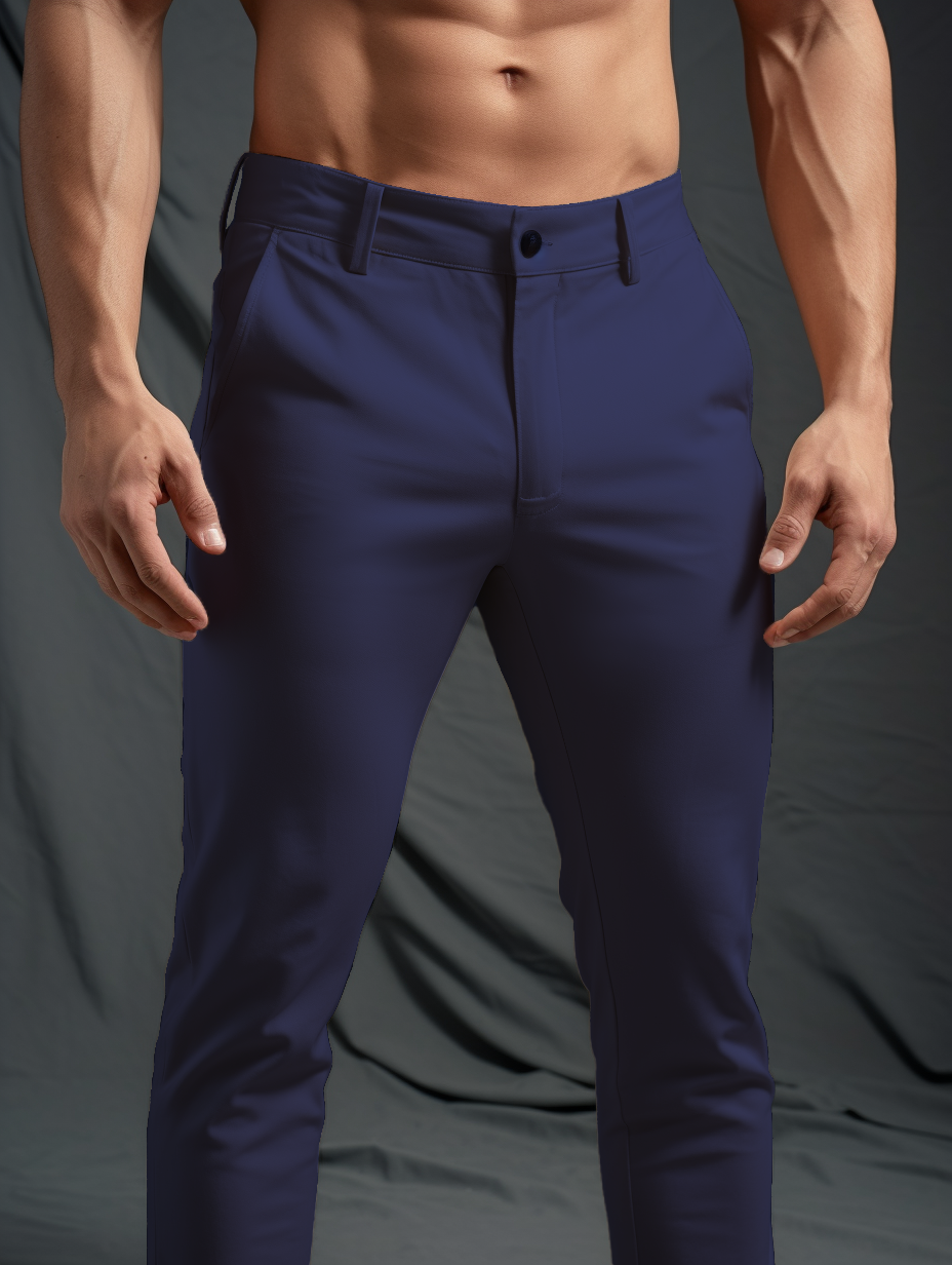 LAURENT MONACO | PANTALONS STRETCH POUR HOMMES