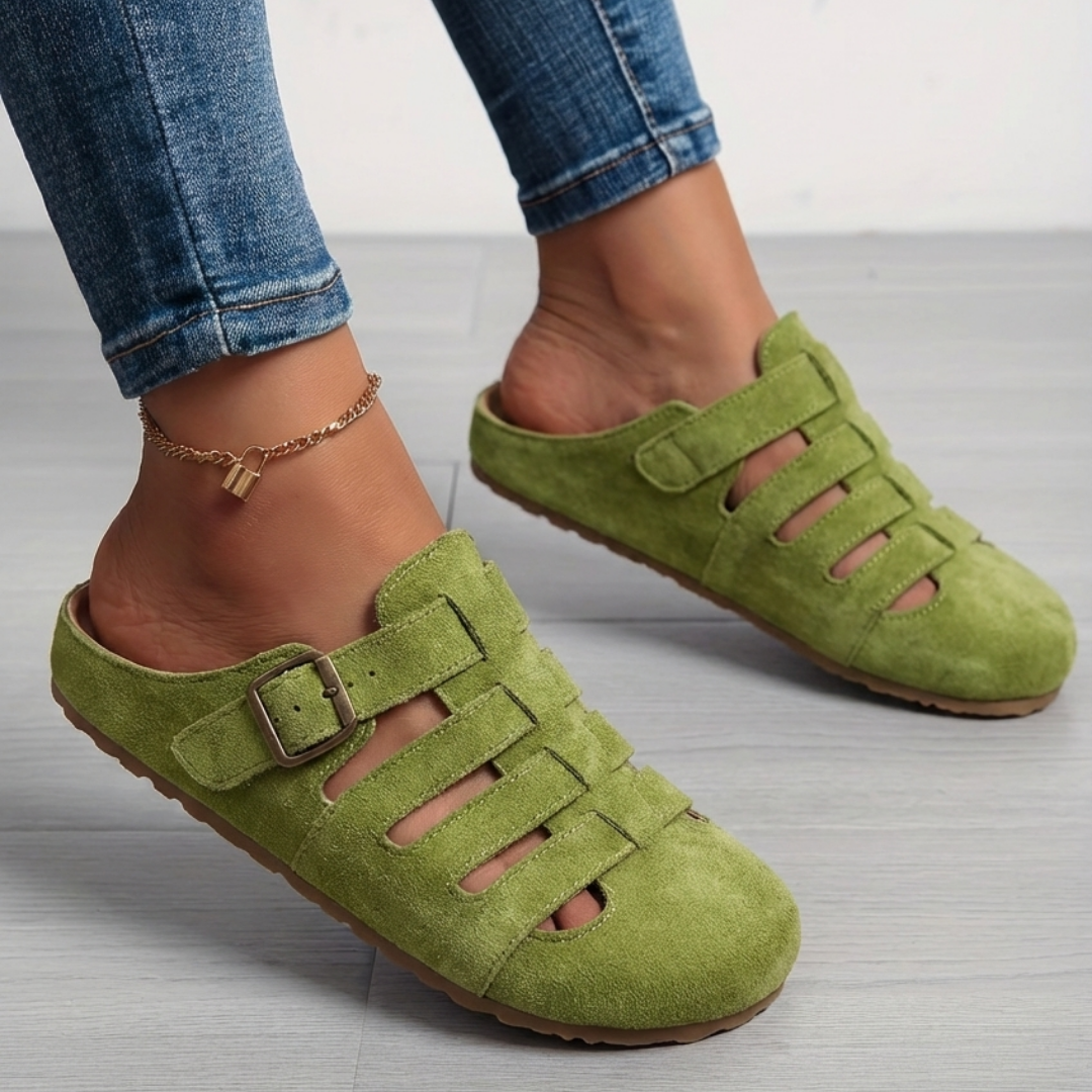 Maëlle | Mules Sandales Confort Sans Fermeture
