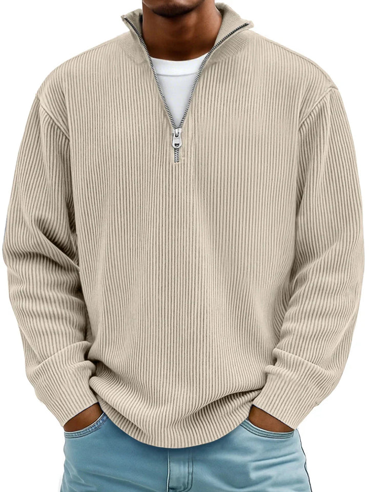Thomas | Pull demi-zip pour homme