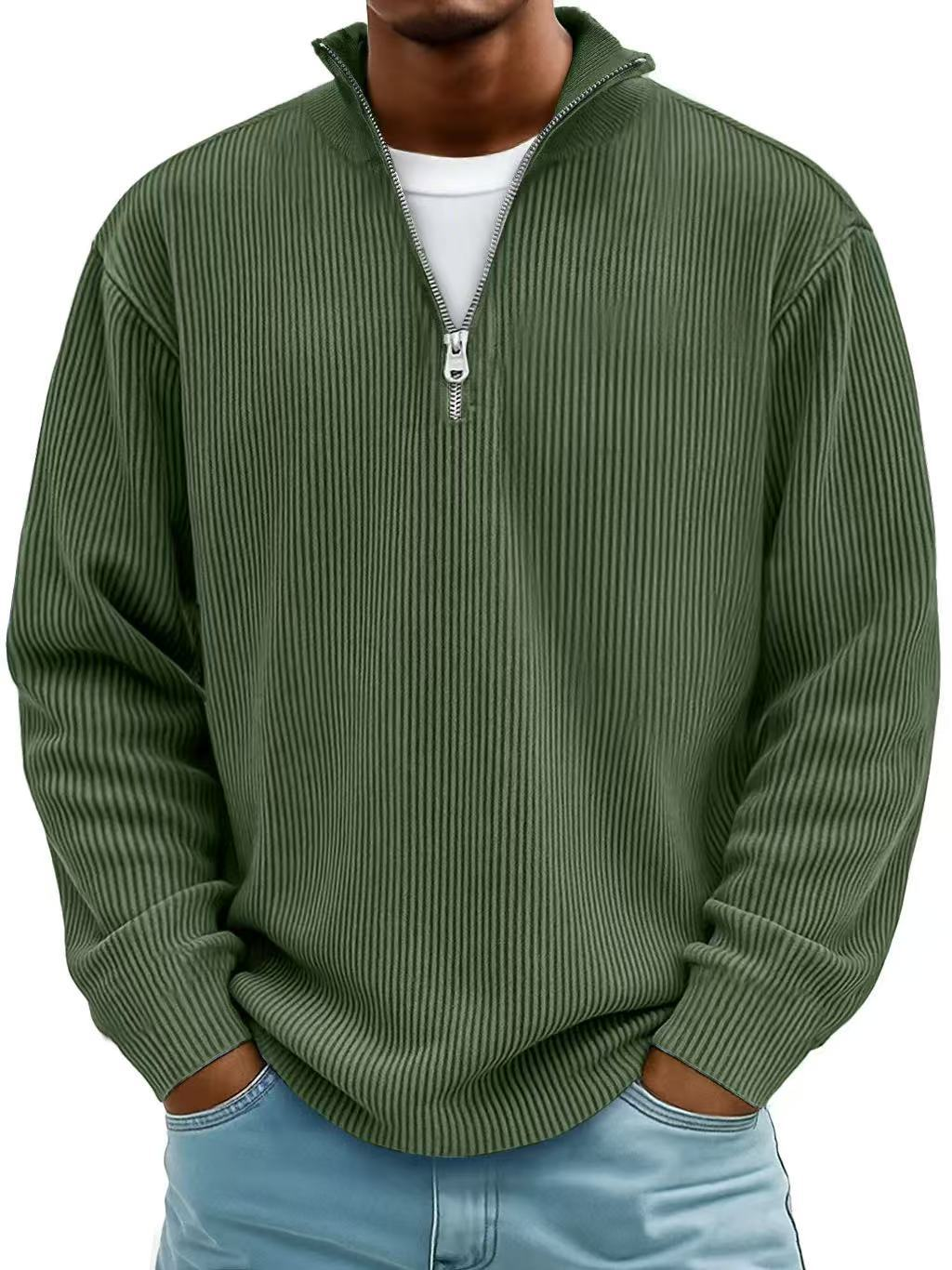 Thomas | Pull demi-zip pour homme