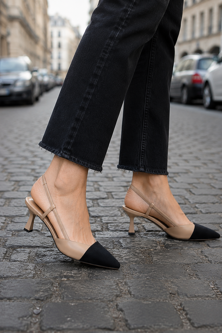 Laurène | Décolleté Slingback Raffiné