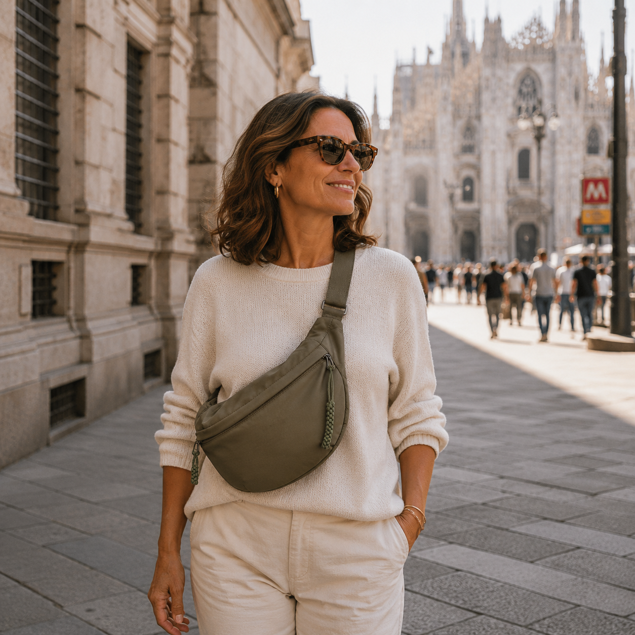Viola | Sac Bandoulière Vert Olive