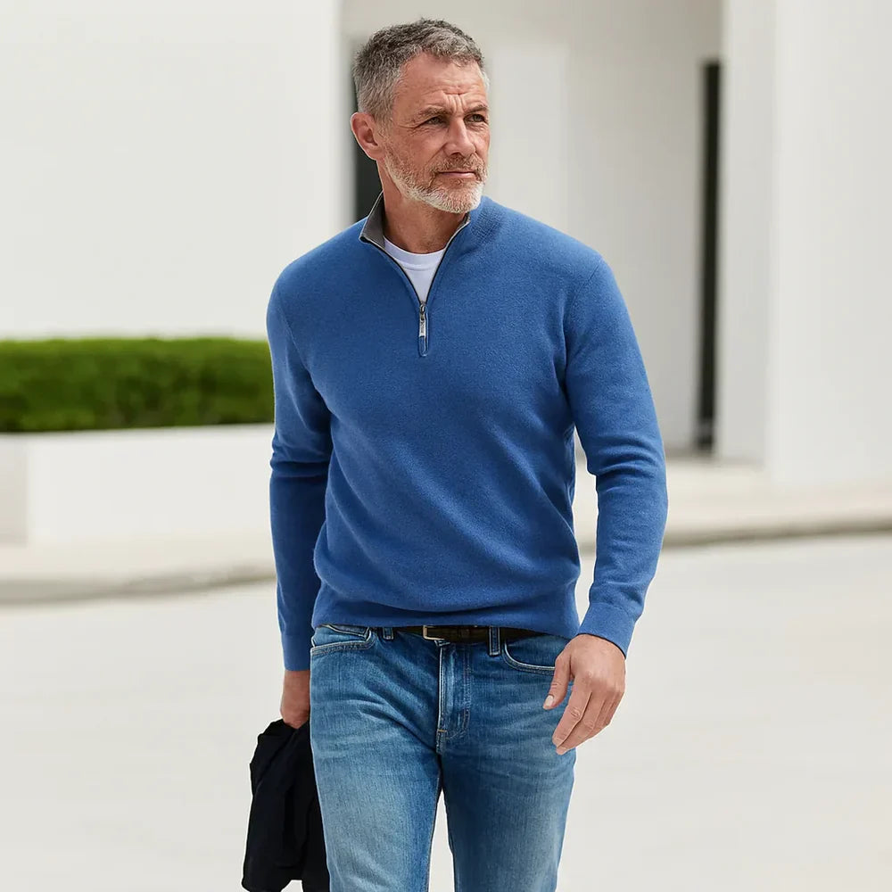 Romain | Pull zippé pour homme