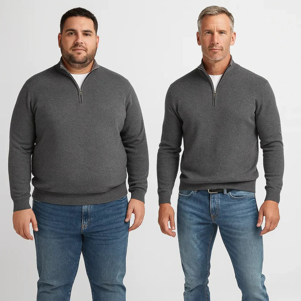 Romain | Pull zippé pour homme