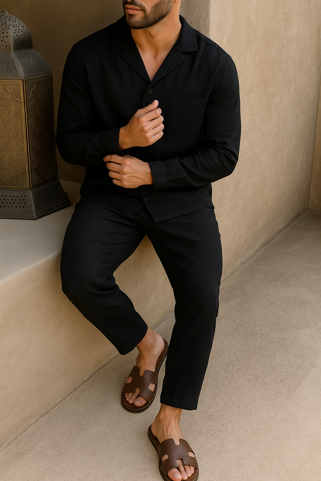 Noé | Ensemble lin pour homme