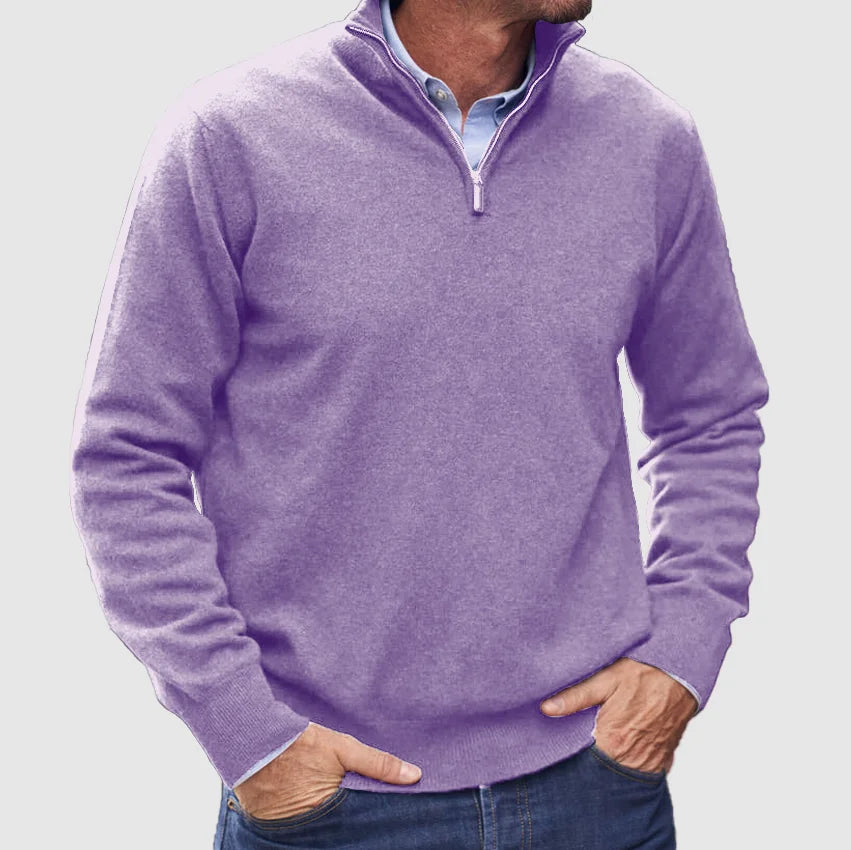 Julien | Pull avec zip pour homme