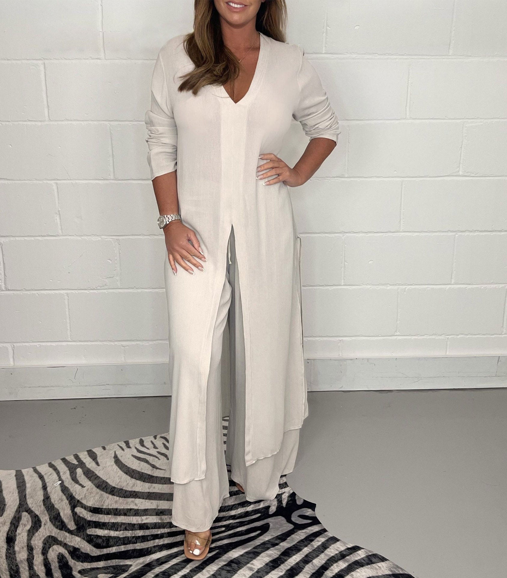 Cherly™ Ensemble Douillet à Deux Pièces