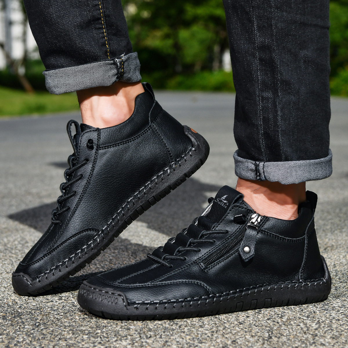 Émile | CHAUSSURES EN NABUK AVEC ZIP POUR HOMME