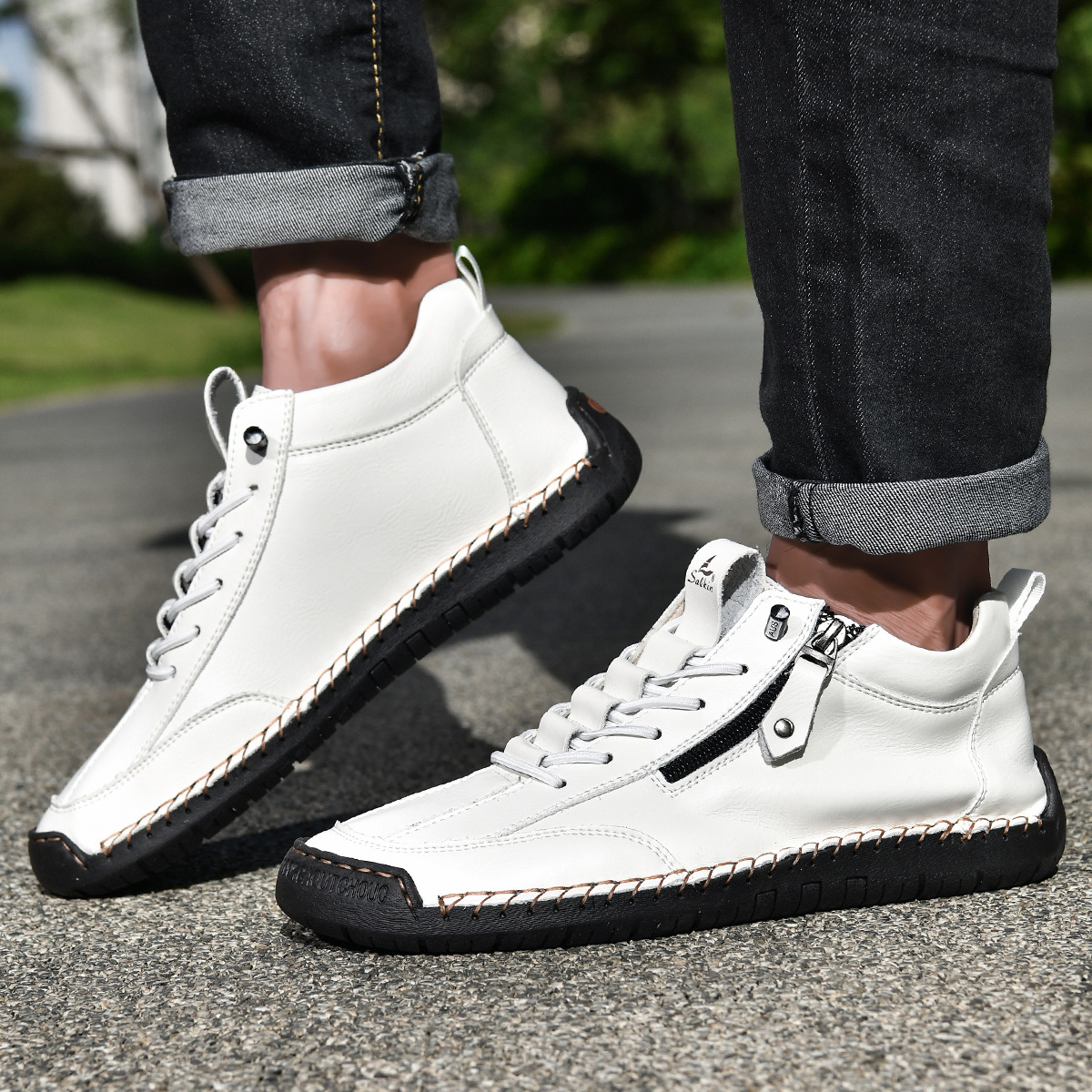 Émile | CHAUSSURES EN NABUK AVEC ZIP POUR HOMME