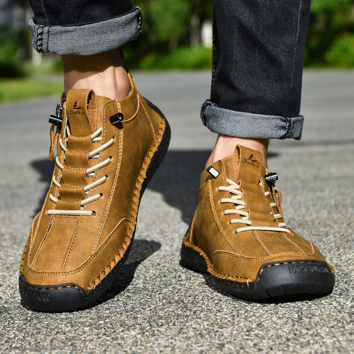 Émile | CHAUSSURES EN NABUK AVEC ZIP POUR HOMME