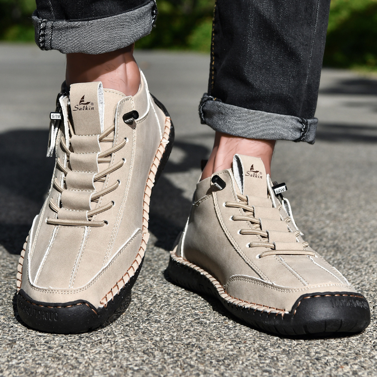 Émile | CHAUSSURES EN NABUK AVEC ZIP POUR HOMME
